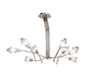 Pietra Polished Chrome Ceiling Lights Mantra Multi Arm Fittings